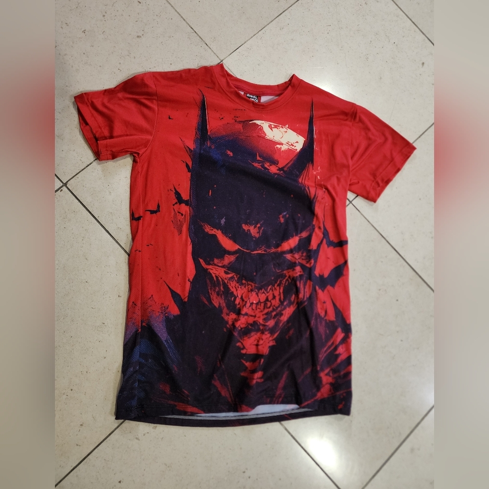 Marvel Zombies Batman Variant Adult Mens T-Shirt Size Small 2 Sided 17x27"
